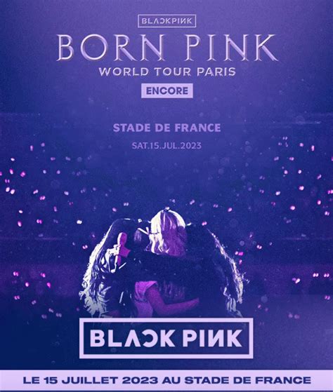 blackpink stade de france 15 juillet